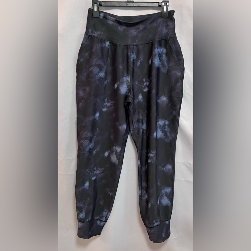 Old Navy Black and Blue Tie-Dye Joggers